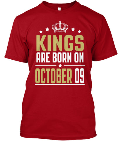 Kings Are Born On October 09 Birthday