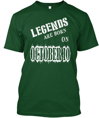 Legends are born on October 10