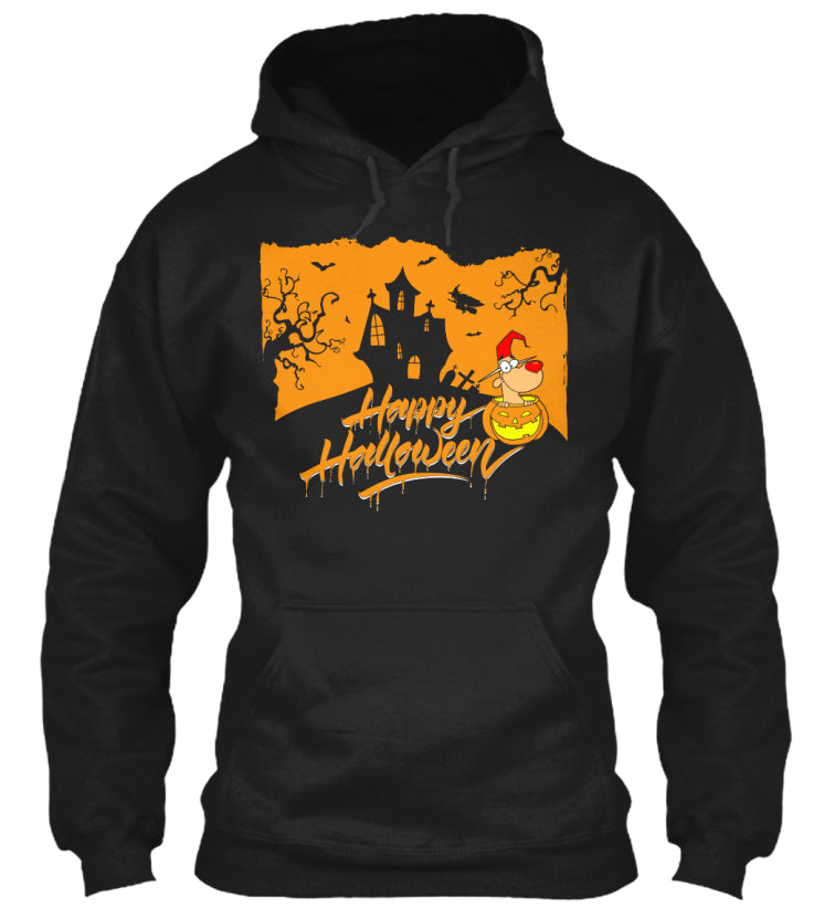 Happy Halloween - tee for dog lovers
