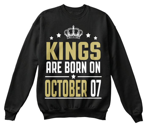 Kings Are Born On October 07 Birthday
