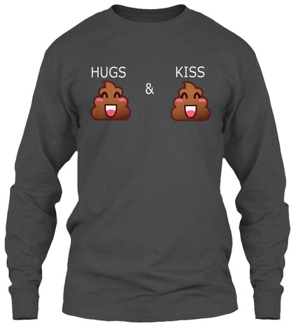Valentine's Day Poop Emoji Hugs Kiss