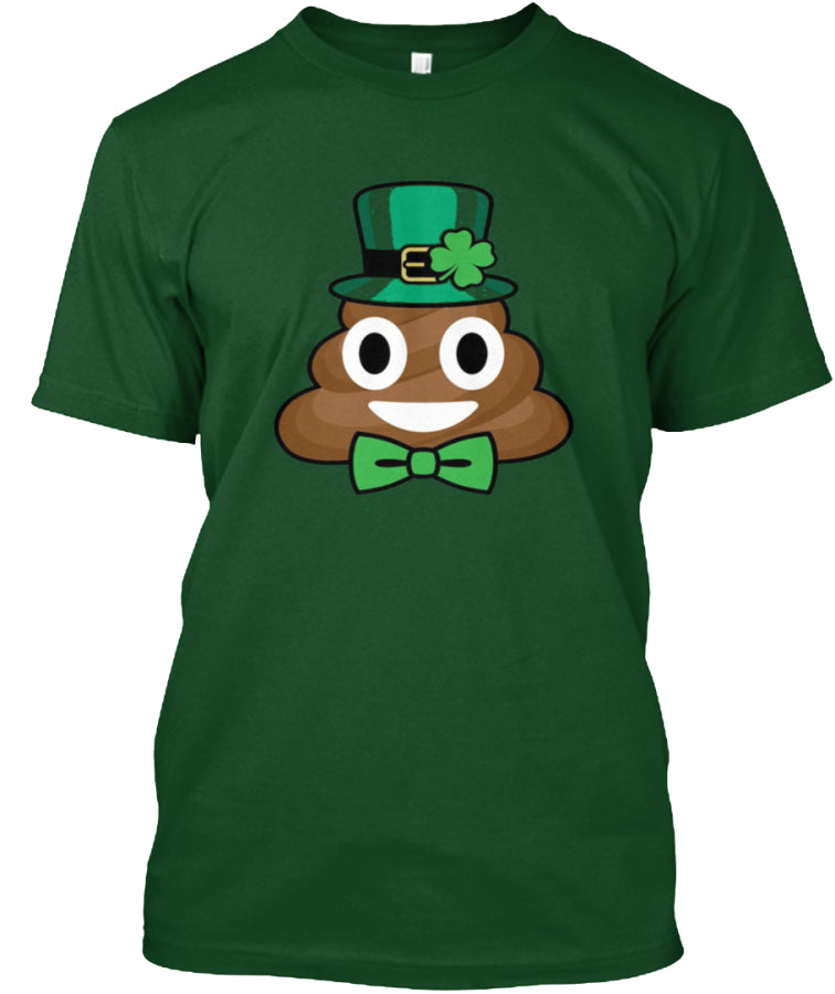 Leprechaun Costume Poop Emoji Funny