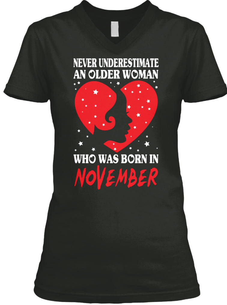 Woman November Birthday T-Shirt