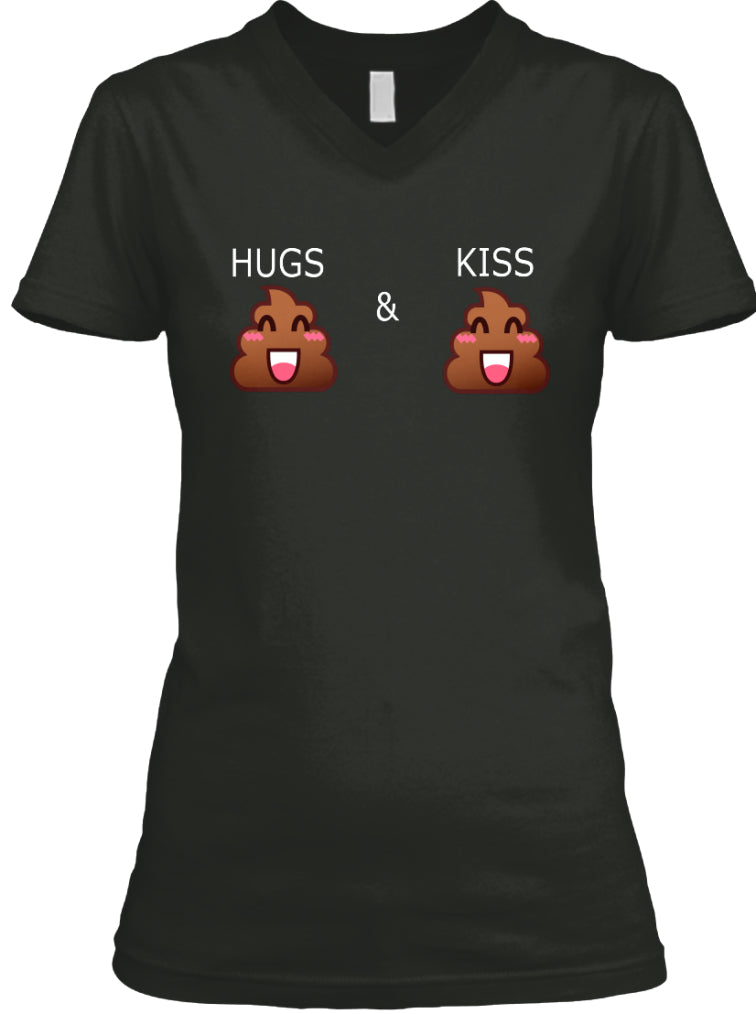 Valentine's Day Poop Emoji Hugs Kiss