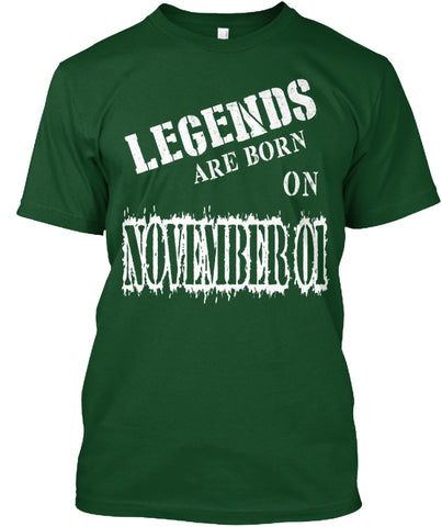 Legends are born on November 01