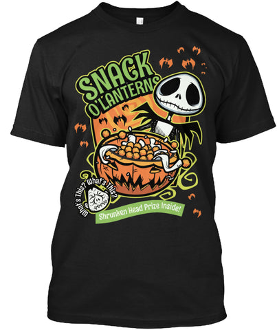 FUNNY HALLOWEEN COSTUME TSHIRT _ snack o'lanterns