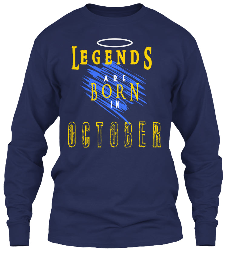 Legends are born in October T shirt
