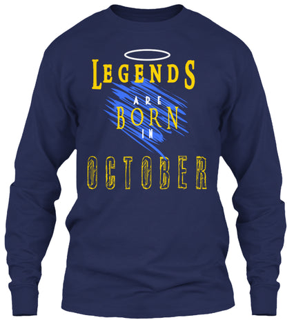Legends are born in October T shirt