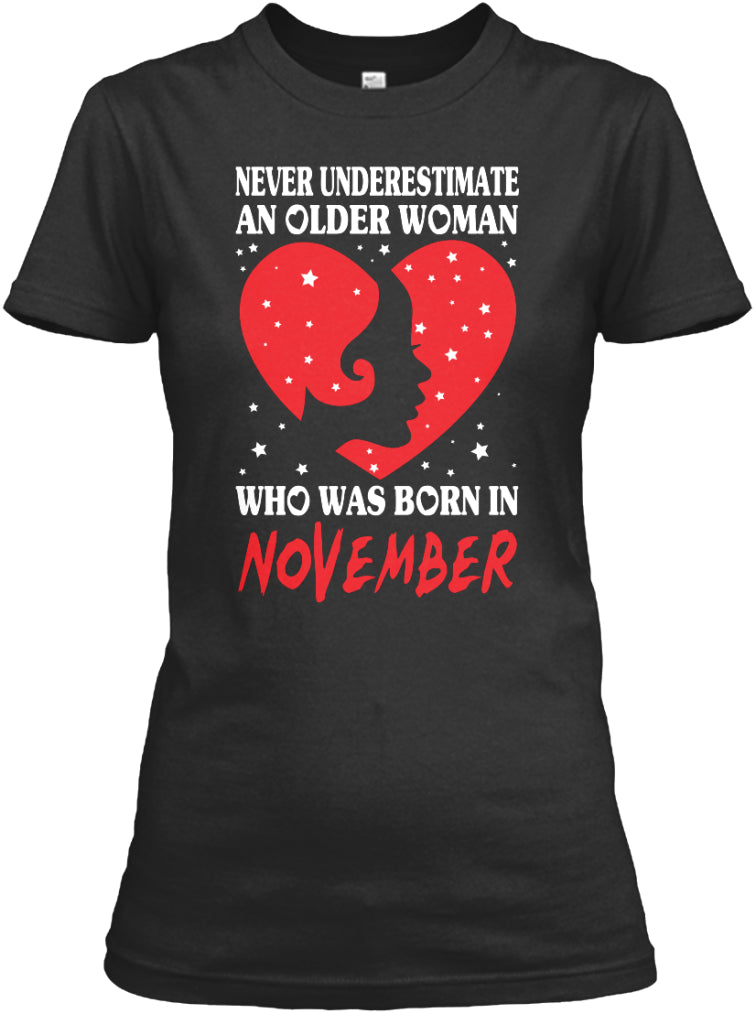 Woman November Birthday T-Shirt