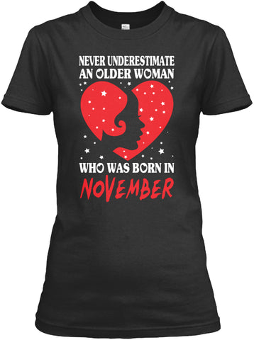 Woman November Birthday T-Shirt