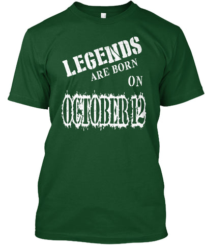Legends are born on October 12