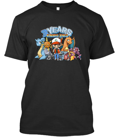 3 Year Anniversary Kanto Kids Shirt