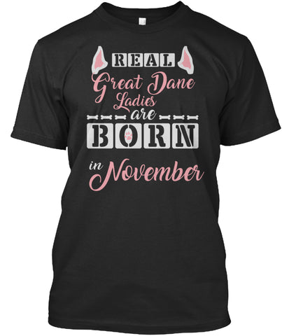 Great dane ladies are born in november