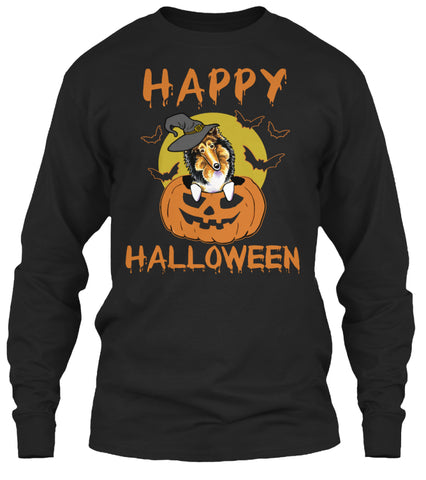 Collie Dog - Happy Halloween