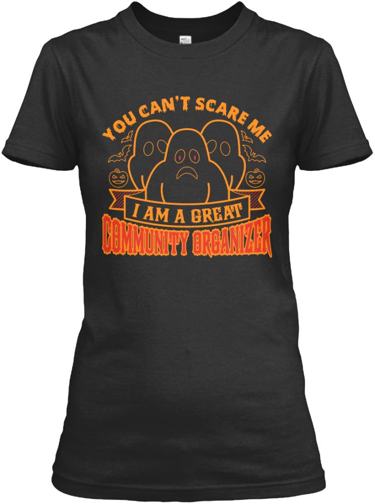 COMMUNITY ORGANIZER HALLOWEEN T-SHIRTS