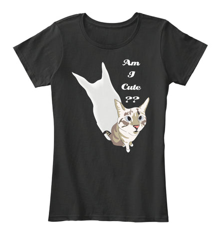 Best Cat T-shirt-Am I Cute