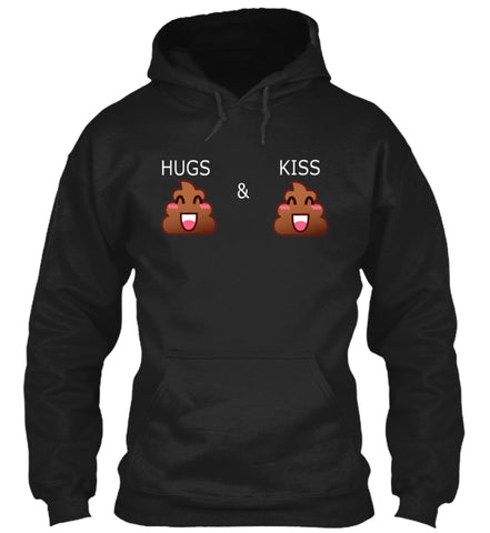 Valentine's Day Poop Emoji Hugs Kiss