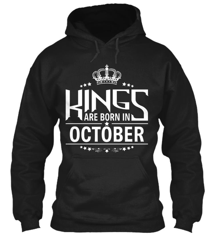 Kings Are Born In October T-Shirts
