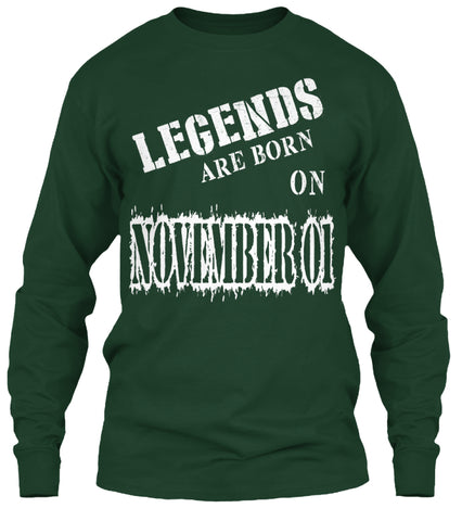 Legends are born on November 01