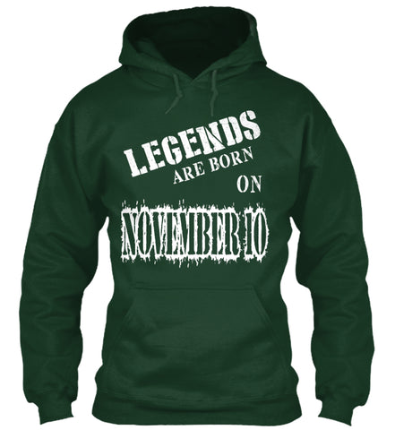 Legends are born on November 10