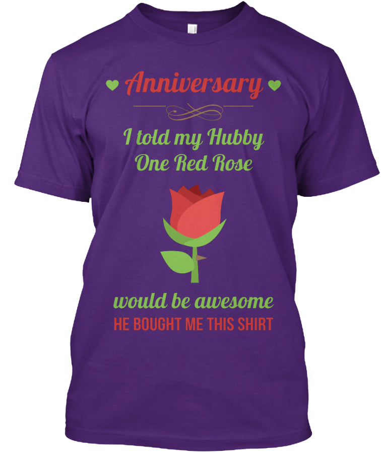 Anniversary for Wife - One Red Rose