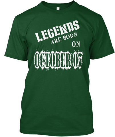 Legends are born on October 07