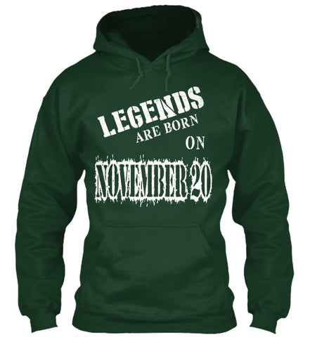 Legends are born on November 20