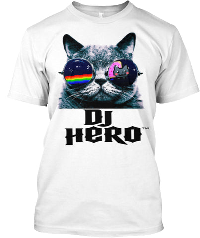 Dj Hero cat funny t-shirts