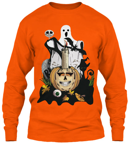 Christmas Tees Halloween Ghost Pumpkin