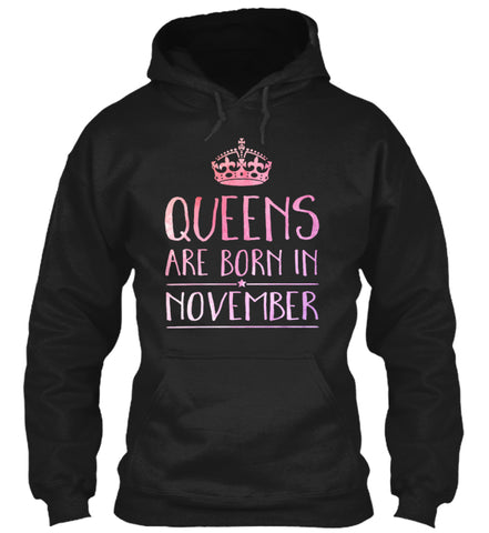 QUEENS ARE BORN IN NOVEMBER T-SHIRT