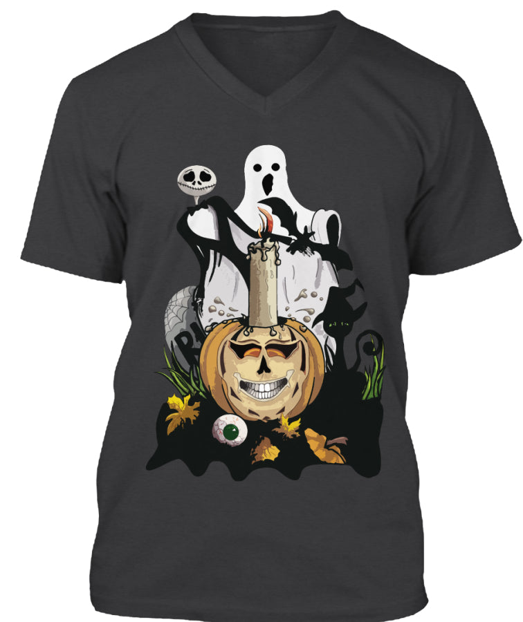 Christmas Tees Halloween Ghost Pumpkin