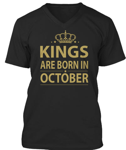 King are born in october t shirt