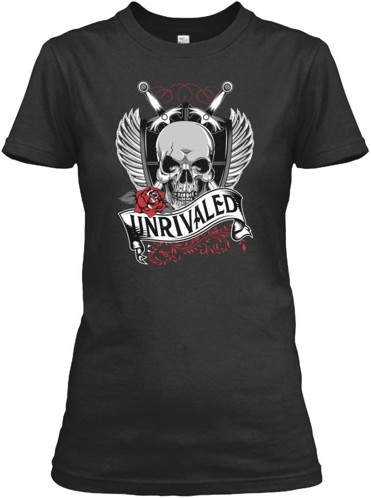 Unrivaled Swordsman Skull T-shirt