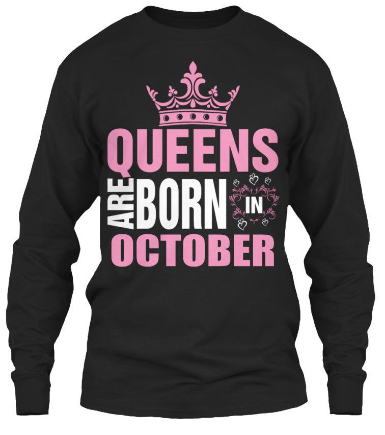 WOMEN ARE BORN IN OCTOBER T-SHIRT