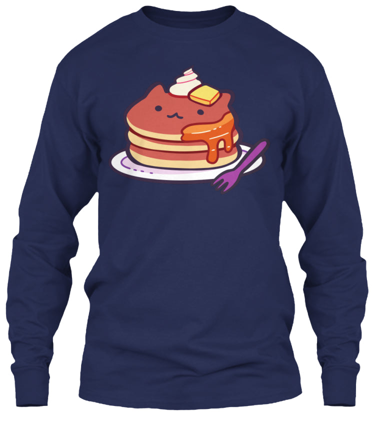 Funny Cat Pancakes T-Shirt