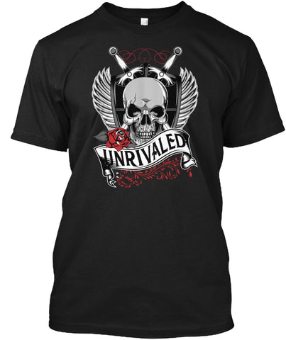 Unrivaled Swordsman Skull T-shirt