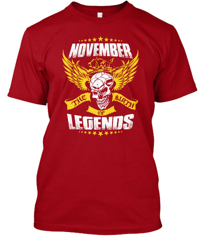 NOVEMBER THE BIRTH OF LEGENDS