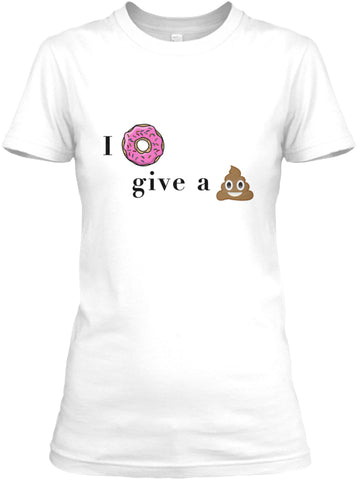 I Donut Give a Poo - Emoji T-Shirt