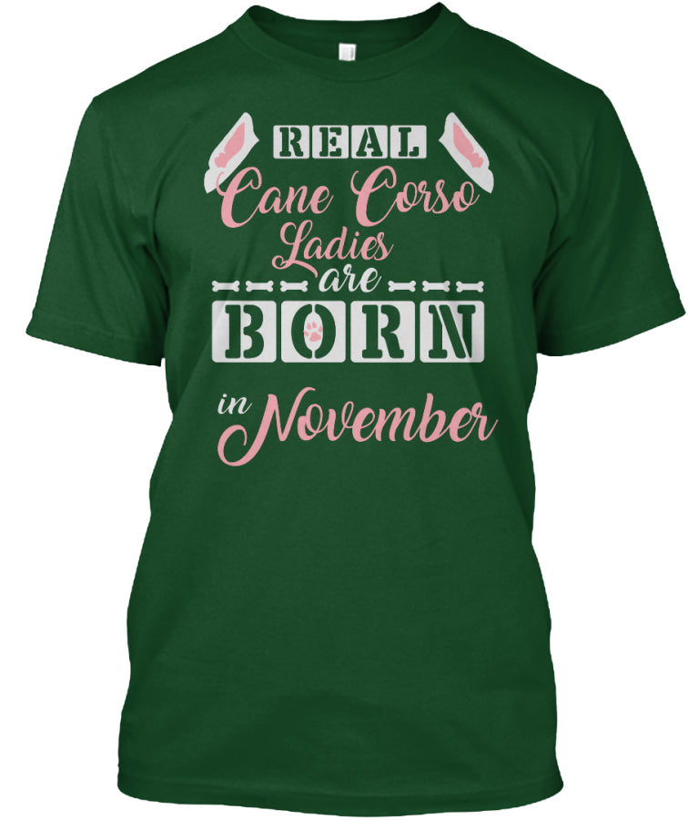 Cane corso ladies are born in november