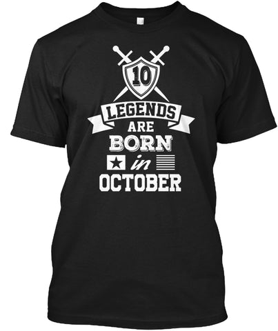 Legends are born in October T-Shirt