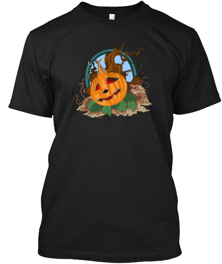 Halloween Pumpkin tree t shirt