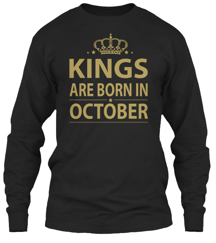 King are born in october t shirt