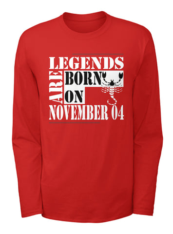 Legends are born on November 04