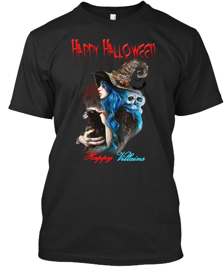 Halloween Costume Ideas T-shirt _ Witch girl and cat