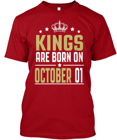 Kings Are Born On October 01 Birthday