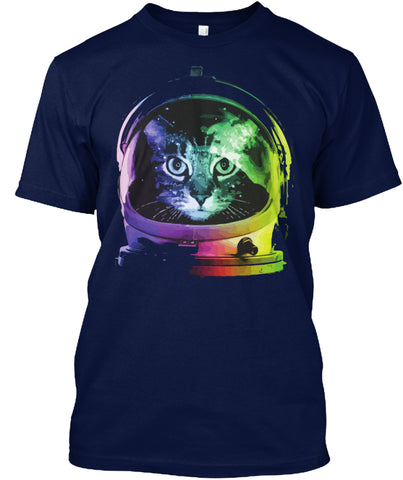 Funny Cat In Space T-Shirt
