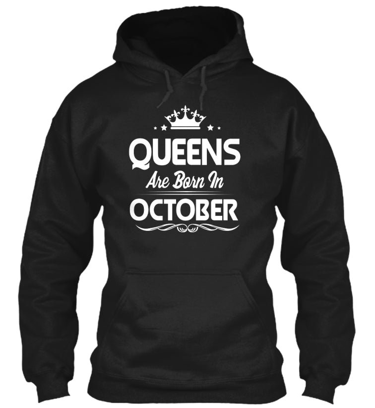 Queens are born in October t shirt