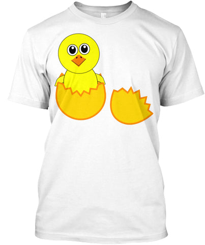 Funny Chick Cartoon Newborn Coming Out f