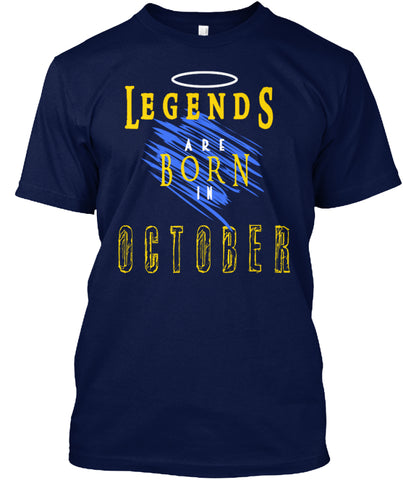 Legends are born in October T shirt