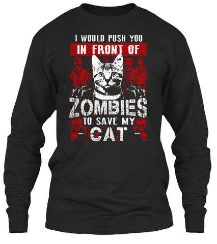 Zombies to save Cat - Cat T shirt